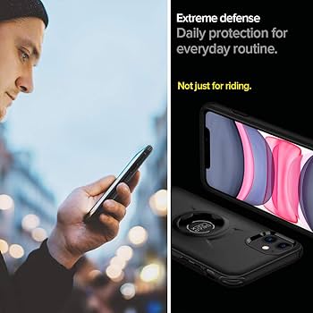 Amazon.co.jp: Spigen iPhone11ケース ギアロック バイク